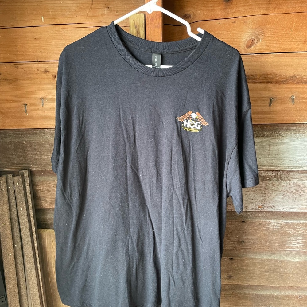 HOG Black Short Sleeve Tees